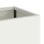 Plantador Elevado 100x26x82 cm Acero Blanco by , Pots and planters - Ref: Foro24-865877, Price: 85,52 €, Discount: -5%%