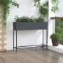 Jardinera Elevada 100x26x82 cm Acero Antracita by , Pots and planters - Ref: Foro24-865878, Price: 89,20 €, Discount: -5%%
