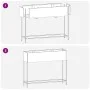 Jardinera Elevada 100x26x82 cm Acero Antracita by , Pots and planters - Ref: Foro24-865878, Price: 89,20 €, Discount: -5%%