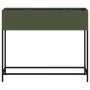 Jardinera Elevada 100x26x82 cm Verde Oliva Acero by , Pots and planters - Ref: Foro24-865879, Price: 101,10 €, Discount: -5%%