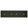 Jardinera Elevada 100x26x82 cm Verde Oliva Acero by , Pots and planters - Ref: Foro24-865879, Price: 101,10 €, Discount: -5%%