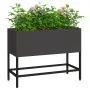 Jardinera Elevada 60x26x45 cm Acero Negro von , Töpfe und Pflanzgefäße - Ref: Foro24-865883, Preis: 53,02 €, Rabatt: -5%%