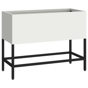 Jardinera Elevada 60x26x45 cm Acero Blanco von , Töpfe und Pflanzgefäße - Ref: Foro24-865884, Preis: 49,36 €, Rabatt: -5%%