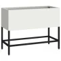 Jardinera Elevada 60x26x45 cm Acero Blanco von , Töpfe und Pflanzgefäße - Ref: Foro24-865884, Preis: 49,36 €, Rabatt: -5%%