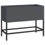 Jardinera Elevada 60x26x45 cm Acero Antracita by , Pots and planters - Ref: Foro24-865885, Price: 66,26 €, Discount: -5%%