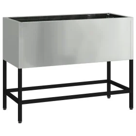 jardinera elevada 60x26x45 cm acero galvanizado von , Töpfe und Pflanzgefäße - Ref: Foro24-865888, Preis: 44,70 €, Rabatt: -5%%
