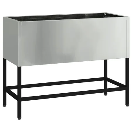 jardinera elevada 60x26x45 cm acero galvanizado von , Töpfe und Pflanzgefäße - Ref: Foro24-865888, Preis: 44,70 €, Rabatt: -5%%