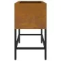 Macetero Elevado 60x26x45 cm de Acero envejido von , Töpfe und Pflanzgefäße - Ref: Foro24-865889, Preis: 61,72 €, Rabatt: -5%%