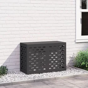 Funda para aire acondicionado negra 90x40x60 cm de acero by , Accessories for heating radiators - Ref: Foro24-865890, Price: ...
