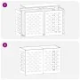 Funda para aire acondicionado negra 90x40x60 cm de acero by , Accessories for heating radiators - Ref: Foro24-865890, Price: ...