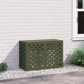 Cubierta de Aire Acondicionado - Verde Oliva, 90x40x60 cm, Acero by , Accessories for heating radiators - Ref: Foro24-865893,...