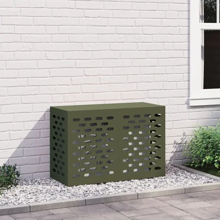 Cubierta de Aire Acondicionado - Verde Oliva, 90x40x60 cm, Acero von , Zubehör für Heizkörper - Ref: Foro24-865893, Preis: 10...