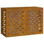 Cubierta de Aire Acondicionado 90x40x60 cm Acero Resistente al Clima by , Accessories for heating radiators - Ref: Foro24-865...