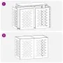 Cubierta de Aire Acondicionado Negra 100x50x70 cm by , Accessories for heating radiators - Ref: Foro24-865897, Price: 166,24 ...