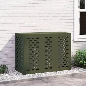 Cubierta de Aire Acondicionado Verde Oliva 110x50x80 cm Acero von , Zubehör für Heizkörper - Ref: Foro24-865907, Preis: 133,9...
