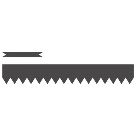 Bordes de Césped 30 pcs Negro 100x0.5x15 cm Acero by , Garden edging and edging - Ref: Foro24-865920, Price: 124,19 €, Discou...
