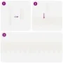 Bordes de Césped 10 pcs Blanco 100x0,5x15 cm Plástico | Foro24.es | Tu tienda online para hogar, jardín y más Foro24.es
