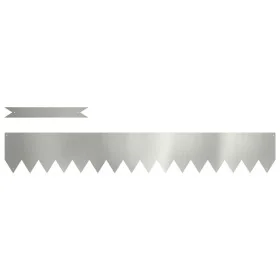 Bordes de césped 20 pcs 100x0.5x15 cm Acero Galvanizado de , Ribetes y bordes para jardín - Ref: Foro24-865939, Precio: 75,53...