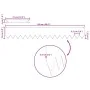 Bordes de césped 20 pcs 100x0.5x15 cm Acero Galvanizado de , Ribetes y bordes para jardín - Ref: Foro24-865939, Precio: 75,53...