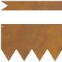 Bordes de Césped 10 pcs 100x0,5x15 cm Acero Envejecido by , Garden edging and edging - Ref: Foro24-865942, Price: 58,42 €, Di...
