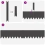 Bordes de Césped 30 pcs Negro 100x0.5x20 cm Acero by , Garden edging and edging - Ref: Foro24-865948, Price: 146,13 €, Discou...