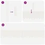 Bordes para Césped 20 pcs Blanco 100x0.5x20 cm Acero | Foro24.es | Tu tienda online para hogar, jardín y más Foro24.es