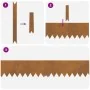 Bordes de Césped 10 pcs 100x0.5x20 cm Acero Envejecido von , Garteneinfassung und Einfassung - Ref: Foro24-865964, Preis: 75,...