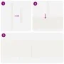 Bordes de Césped 10 pcs Blanco 100x0.5x30 cm Plástico | Foro24.es | Tu tienda online para hogar, jardín y más Foro24.es