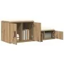 Armario de Almacenamiento de Roble Artesanal 127x41x40 cm de Madera Ingeniería | Foro24.es | Tu tienda online para hogar, jardín y más Foro24.es