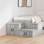 Armario de almacenamiento gris sonoma 118x41x40 cm madera elaborada | Foro24.es | Tu tienda online para hogar, jardín y más Foro24.es