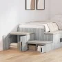 Armario de almacenamiento gris sonoma 118x41x40 cm madera elaborada | Foro24.es | Tu tienda online para hogar, jardín y más Foro24.es