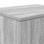 Armario de almacenamiento gris sonoma 118x41x40 cm madera elaborada | Foro24.es | Tu tienda online para hogar, jardín y más Foro24.es
