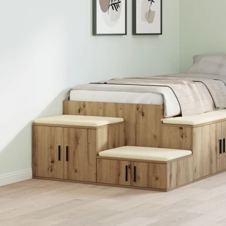 Armario de Almacenamiento Roble Artisan 118x41x40 cm en Madera Sintética | Foro24.es | Tu tienda online para hogar, jardín y más Foro24.es