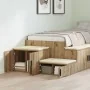 Armario de almacenamiento de roble hecho a mano 108x41x40 cm de madera | Foro24.es | Tu tienda online para hogar, jardín y más Foro24.es
