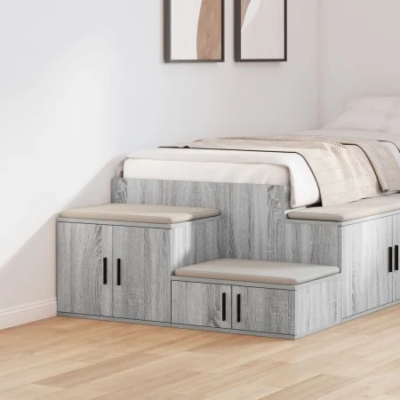 Armario de almacenamiento Gris Sonoma 103x41x40 cm Madera | Foro24.es | Tu tienda online para hogar, jardín y más Foro24.es