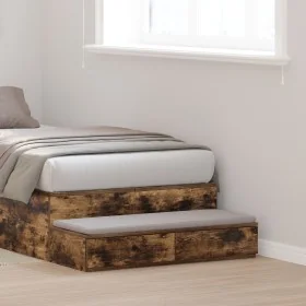 Cajones de cama en roble ahumado de 100x36,5x16,5