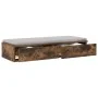 Cajones de cama en roble ahumado de 100x36,5x16,5 cm de madera elaborada | Foro24.es | Tu tienda online para hogar, jardín y más Foro24.es