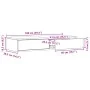 Cajones para cama Gris Sonoma 100x36,5x16,5 cm Madera trabajada | Foro24.es | Tu tienda online para hogar, jardín y más Foro24.es