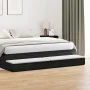 Cajones de Cama Negros 200x36,5x16,5 cm de Madera Elaborada by , Nightstands - Ref: Foro24-866916, Price: 106,53 €, Discount:...