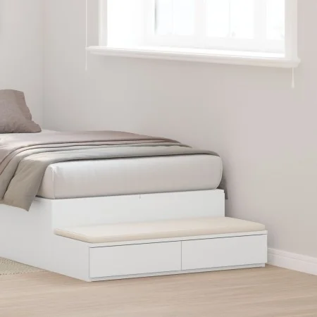 Cajones para cama Blancos 80x36,5x16,5 cm Madera Ingenierizada by , Nightstands - Ref: Foro24-866923, Price: 54,41 €, Discoun...