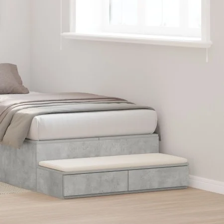 Cajones de Cama Gris Concreto 80x36,5x16,5 cm Madera Ingeniería | Foro24.es | Tu tienda online para hogar, jardín y más Foro24.es