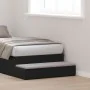 Cajones de Cama Negros 90x36,5x16,5 cm Madera Superficial by , Nightstands - Ref: Foro24-866932, Price: 56,18 €, Discount: -5%%