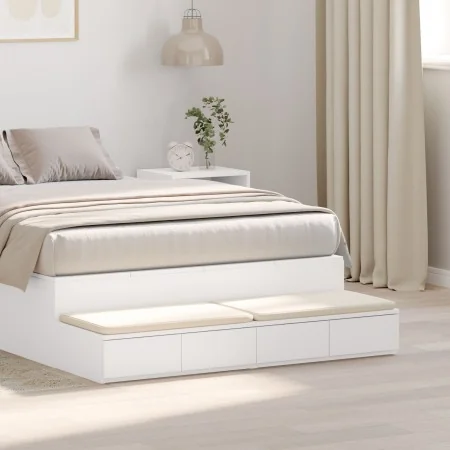 Cajones de Cama Blanco 120x36,5x16,5 cm Madera de Ingeniería | Foro24.es | Tu tienda online para hogar, jardín y más Foro24.es