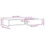Cajones de Cama de Roble Artesanal 90x36,5x16,5 cm de Madera von , Nachttische - Ref: Foro24-866938, Preis: 53,24 €, Rabatt: ...
