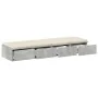 Cajones de Cama Gris Concreto 120x36.5x16.5 cm Madera Fabricada | Foro24.es | Tu tienda online para hogar, jardín y más Foro24.es
