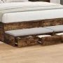 Mesas de Noche Roble Ahumado Madera de Roble Macizo | Foro24.es | Tu tienda online para hogar, jardín y más Foro24.es