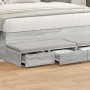 Cajones para cama Gris Sonoma 140x36,5x16,5 cm Madera elaborada | Foro24.es | Tu tienda online para hogar, jardín y más Foro24.es