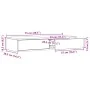 Cajones para cama en roble artesanal 75x36,5x16,5 cm de madera de ingeniería von , Nachttische - Ref: Foro24-866970, Preis: 5...