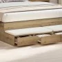 Mesas de Noche Roble Artesanal Tablero de Partículas | Foro24.es | Tu tienda online para hogar, jardín y más Foro24.es