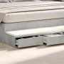 Cajones para Cama Gris Concreto 180x36,5x16,5 cm Madera Elaborada | Foro24.es | Tu tienda online para hogar, jardín y más Foro24.es